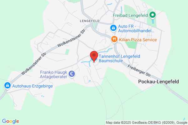 Tannenhof Lengefeld Baumschule