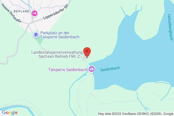 Landestalsperrenverwaltung Sachsen Betrieb FM/Z Talsperre Saidenbach