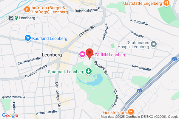 Ambiente in der Stadthalle