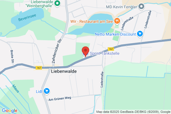 sprint Tankstelle