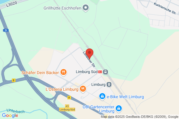 DB BahnPark Parkplatz Limburg Süd P1