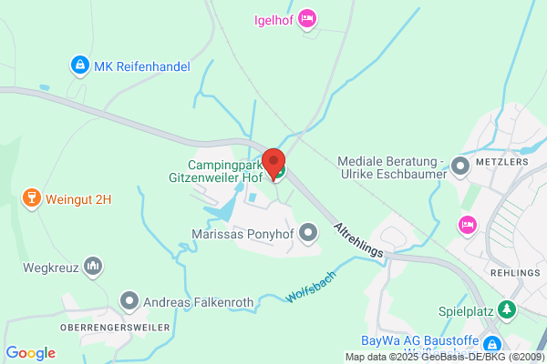 Lebensmittelmarkt im Campingplatz Gitzenweilerhof