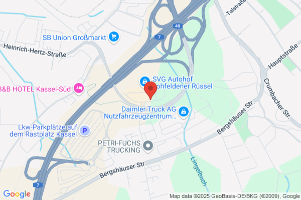 Autobahnkapelle Licht auf dem Weg