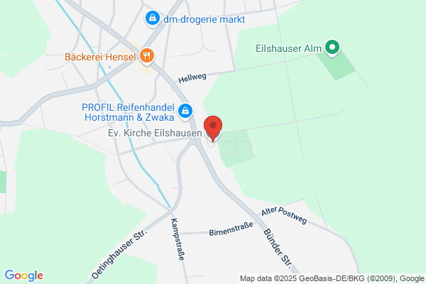 Kirche Eilshausen - Ev.-Luth. Stephanus-Kirchengemeinde Hiddenhausen