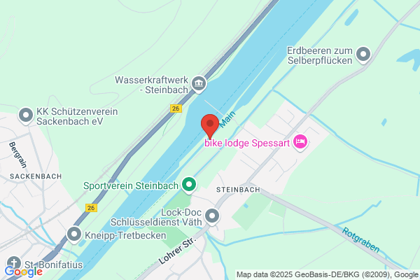 Wasser- u. Schiffahrtsamt Schweinfurt Schleuse Steinbach