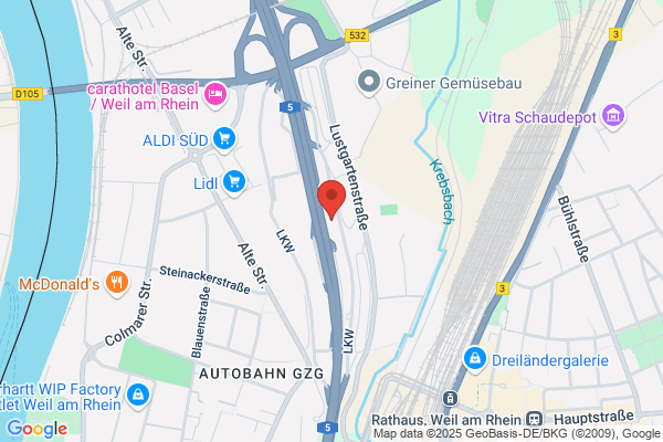 Serways Raststätte Deutscher Rasthof Weil am Rhein