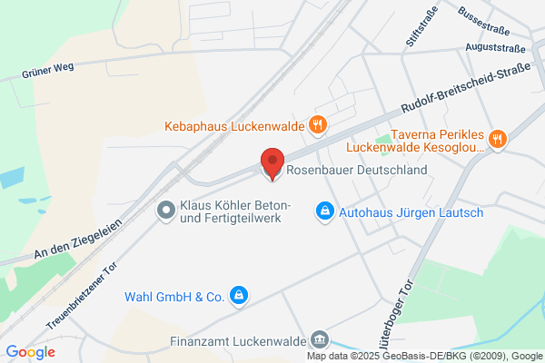 Rosenbauer Deutschland GmbH Vertriebszentrum Luckenwalde
