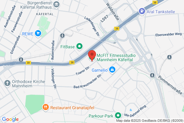McFIT Fitnessstudio Mannheim Käfertal