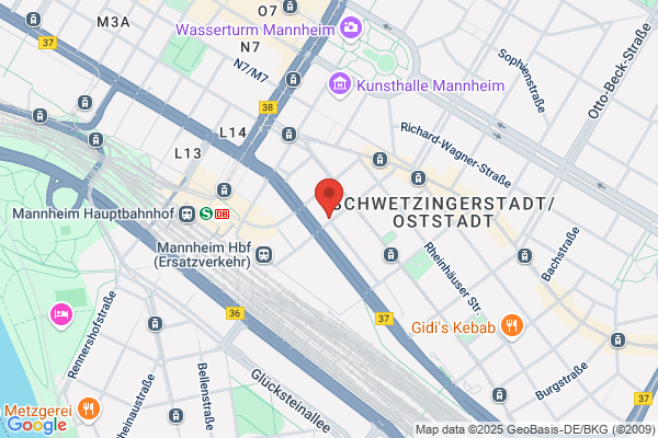 DB BahnPark Parkplatz Hauptbahnhof P1