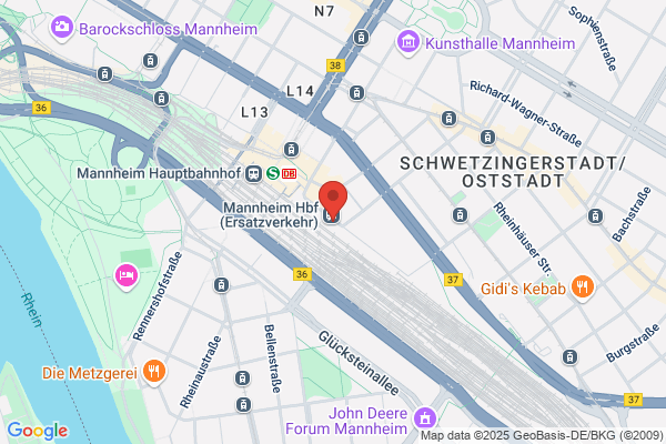 DB BahnPark Parkplatz Hauptbahnhof P2