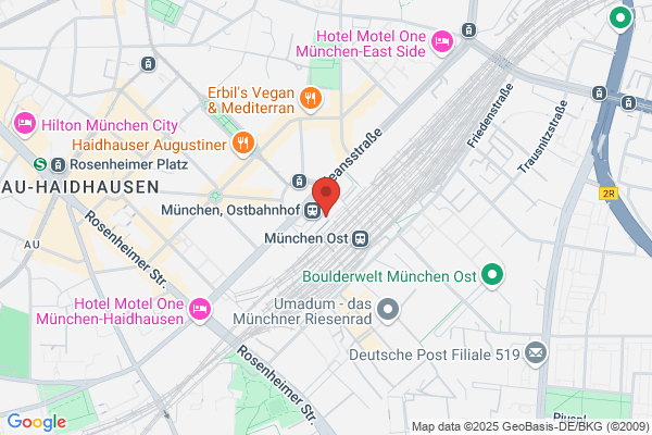Bundespolizeirevier München-Ost ( Ostbahnhof )