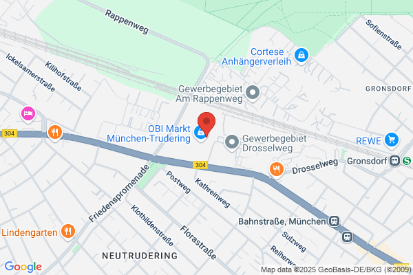 OBI Holzzuschnitt-Service im Markt München-Daglfing