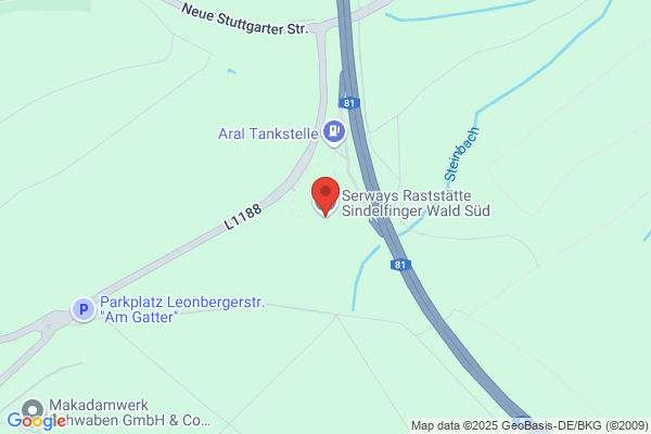 Serways Raststätte Sindelfinger Wald Süd