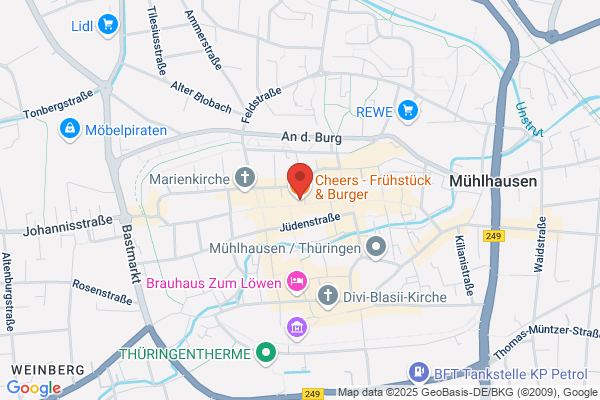 Burger's Bistro, Laden, Cafe