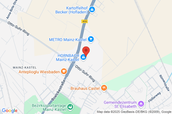 Tankstelle am Supermarkt