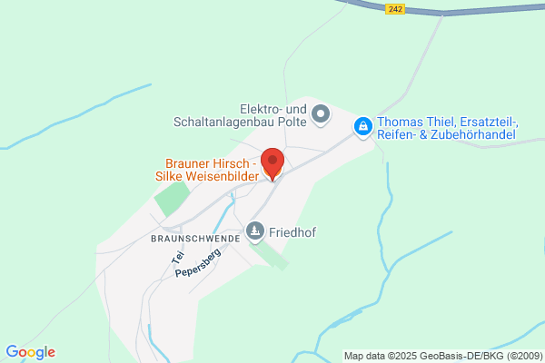 Brauner Hirsch