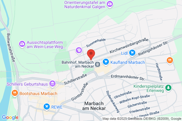DB BahnPark Parkplatz Kirchenweinbergstraße P1