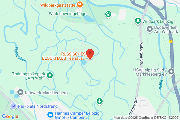 RUSSISCHES BLOCKHAUS Teehaus im Wildpark