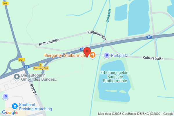 Stadt Freising/Notruftelefon Erholungsgebäude Stoibermühle