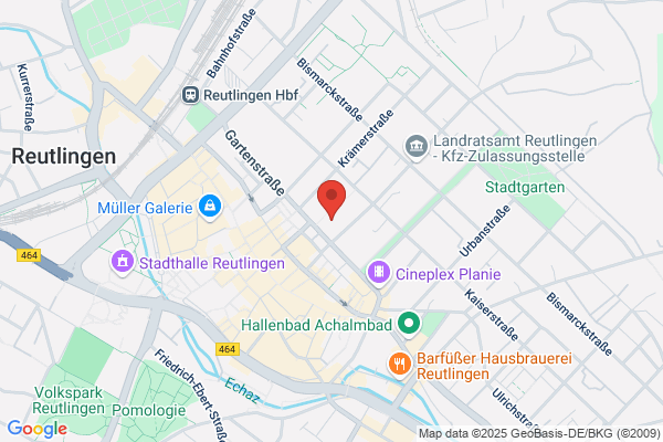 Geldautomat Vereinige Volksbanken eG - Hauptstelle Reutlingen
