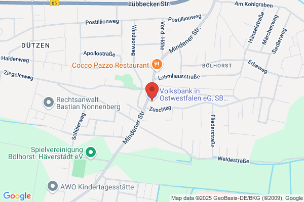 Volksbank Herford-Mindener Land eG, SB-Geschäftsstelle Bölhorst-Häverstädt
