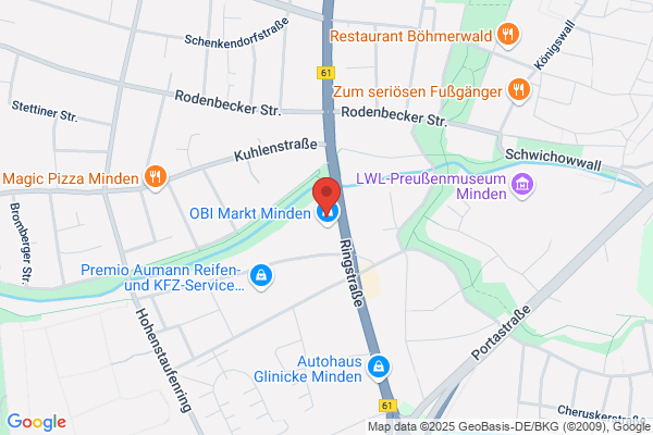 OBI Farbmisch-Service im Markt Minden