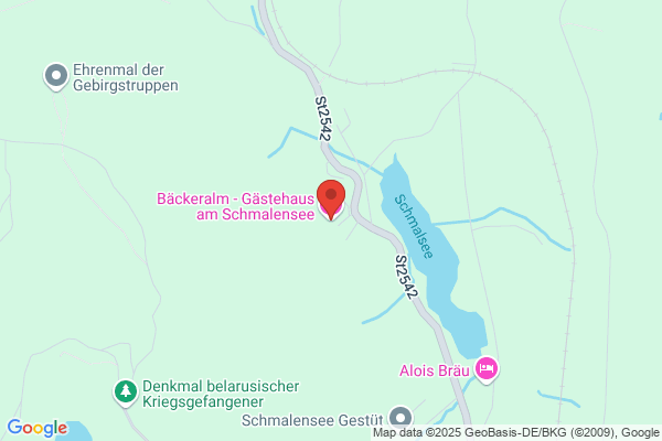 Bäckeralm am Schmalensee