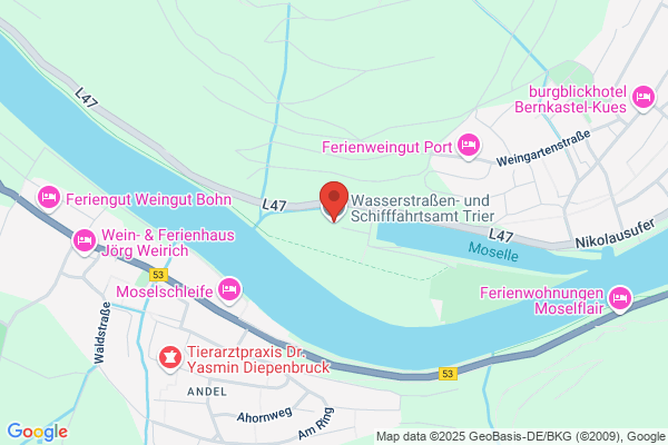 Wasserstraßen- u. Schifffahrtsamt Trier Außenbezirk Bernkastel-Kues