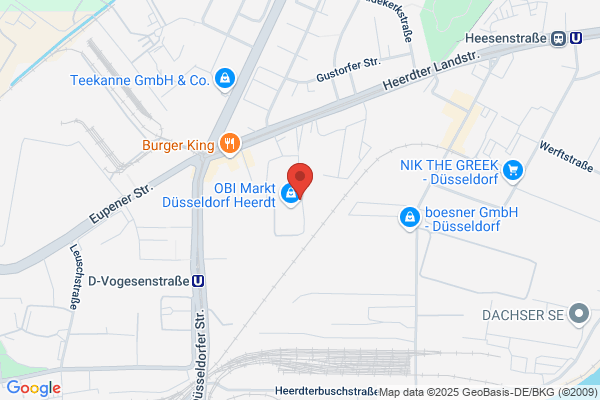 OBI Holzzuschnitt-Service im Markt Düsseldorf Heerdt