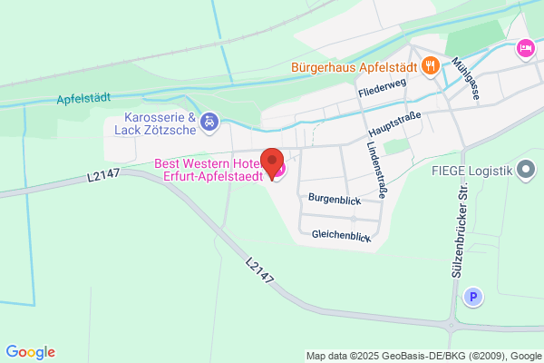 Best Western Hotel Erfurt-Apfelstaedt