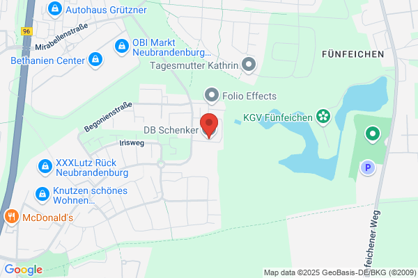 SCHENKER Deutschland AG, Betriebsstelle Neubrandenburg