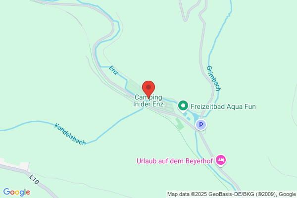 Campingplatz in der Enz