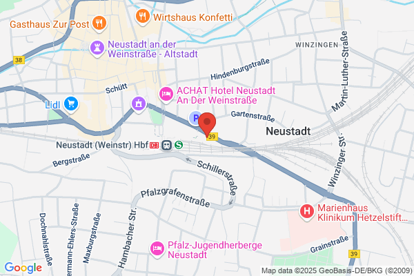 DB BahnPark Parkplatz Hauptbahnhof Landauer Straße P4
