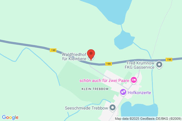 Waldfriedhof für Kleintiere