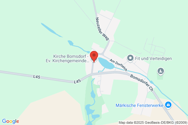 Kirche Bomsdorf - Ev. Kirchengemeinde Region Guben