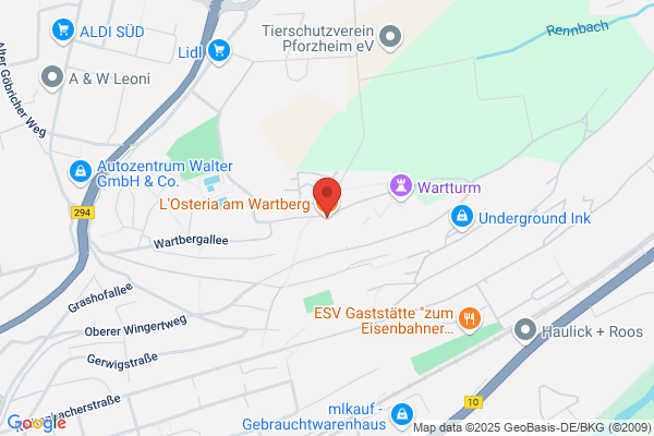 L'Osteria Vereinsheim der Gartenfreunde Wartberg