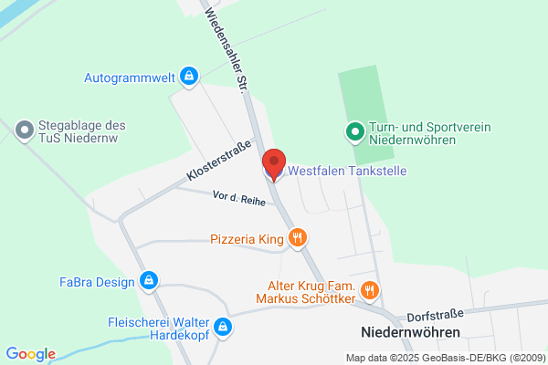 Westfalen Tankstelle