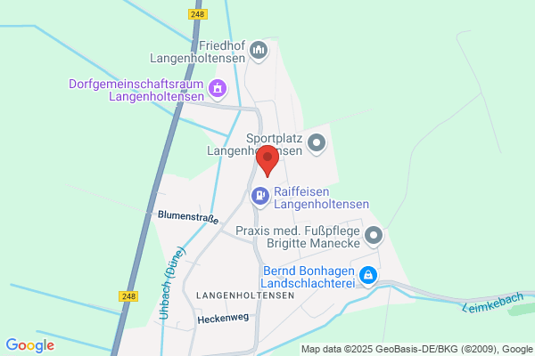 Ev.-luth. Kirchengemeinde Langenholtensen, Gemeindebüro u. Pfarramt, Parasie