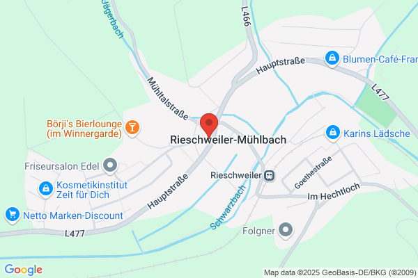 Protestantisch, Pfarramt Rieschweiler