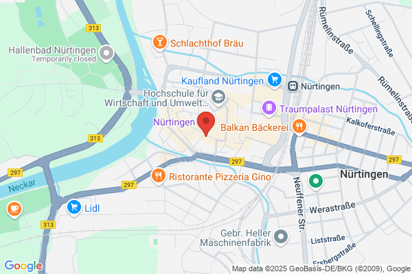 Stadt Nürtingen Rathaus Kläranlage