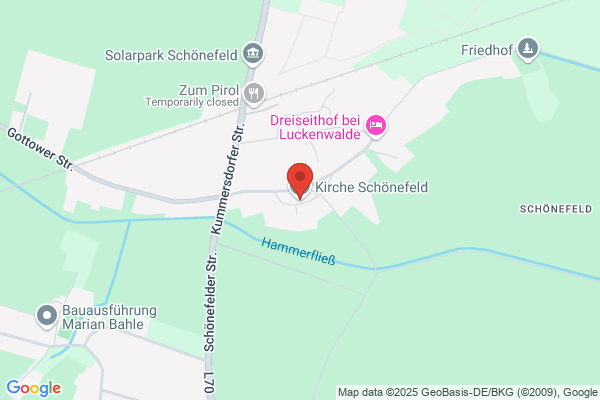 Kirche Schönefeld - Pfarrsprengel Jänickendorf-Stülpe