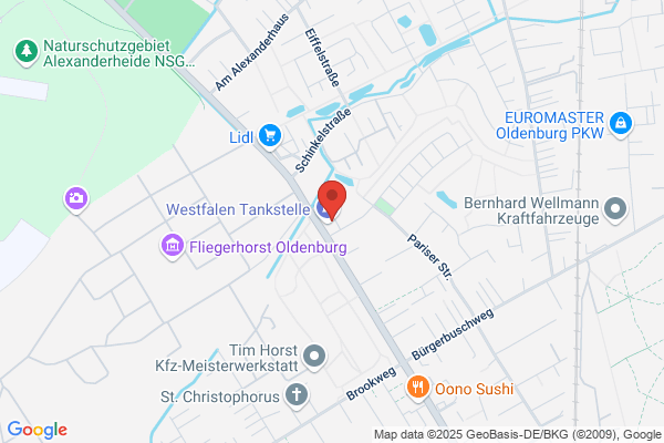Sparda-Bank SB-Center Oldenburg Westfalen-Tankstelle
