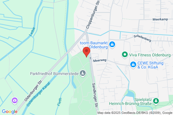 Stadt Oldenburg, Parkfriedhof Kreyenbrück Krematorium
