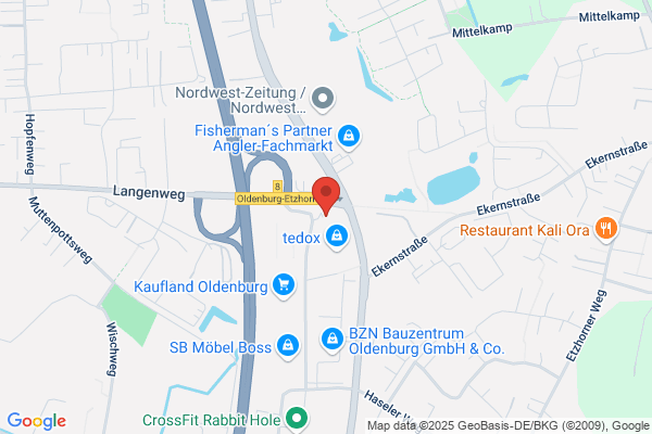 Tankstelle am Supermarkt