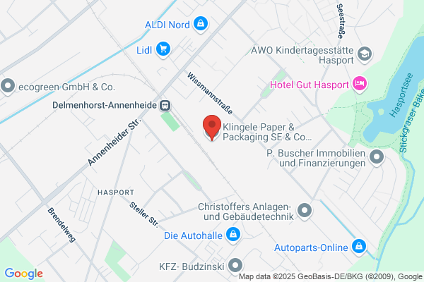 Klingele Papierwerke GmbH u. Co. KG, Verkaufsbüro Osnabrück
