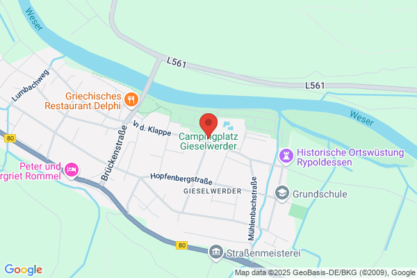Campingplatz Gieselwerder