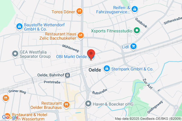 OBI Farbmisch-Service im Markt Oelde
