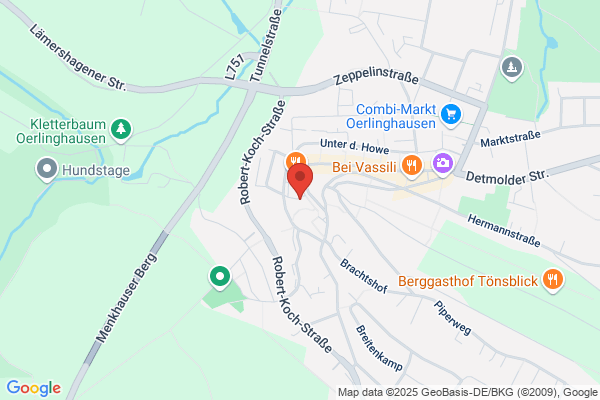 Ev. ref. Gemeinde Oerlinghausen Pfarramt I, Pn. Tono