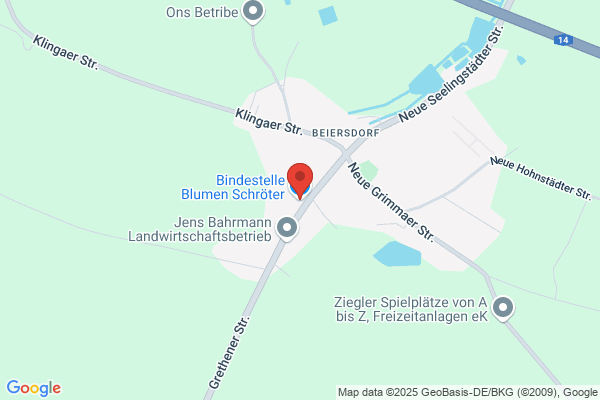 Bindestelle Blumen Schröter