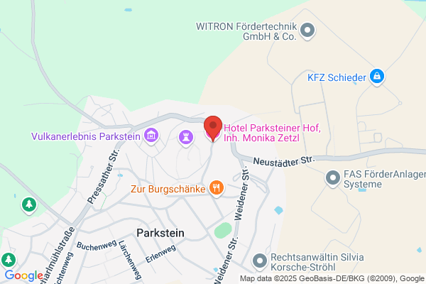 Hotel Parksteiner Hof, Inh.Franziska Zetzl